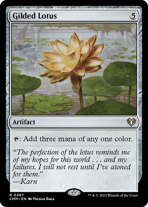 Gilded Lotus CMM-387 Rare Good Englisch