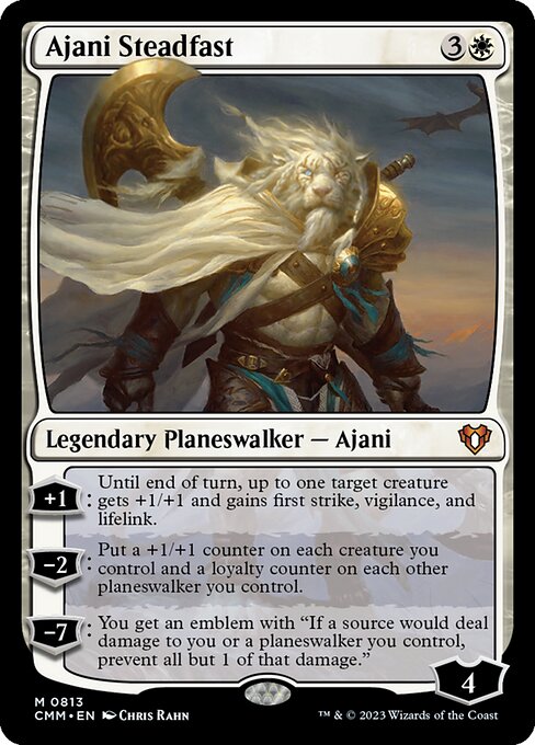 Ajani der Standhafte XCMM-813 Mythic Near Mint Englisch