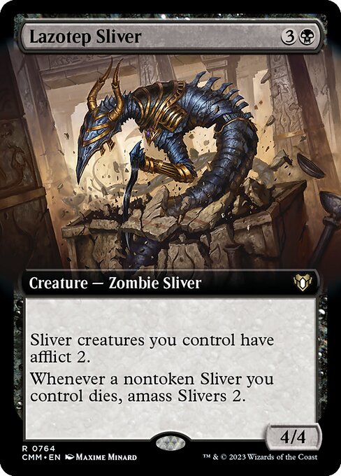 Lazotep Sliver XCMM-764 Rare Excellent Englisch Foil