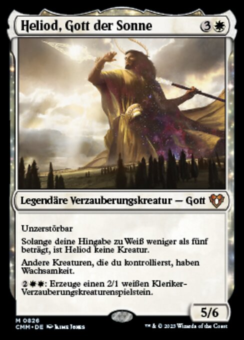 Heliod, Gott der Sonne XCMM-826 Mythic Near Mint Deutsch