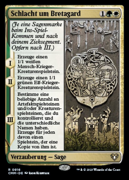 Schlacht um Bretagard XCMM-916 Rare Near Mint Deutsch