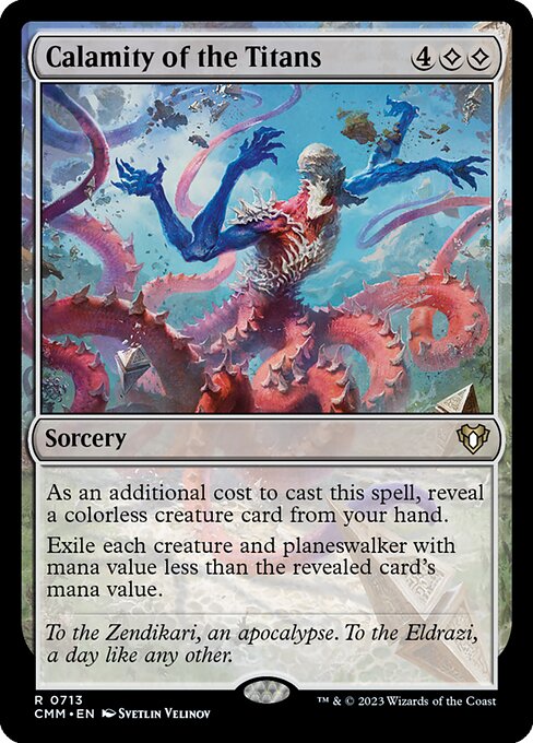 Calamity of the Titans XCMM-713 Rare Near Mint Englisch