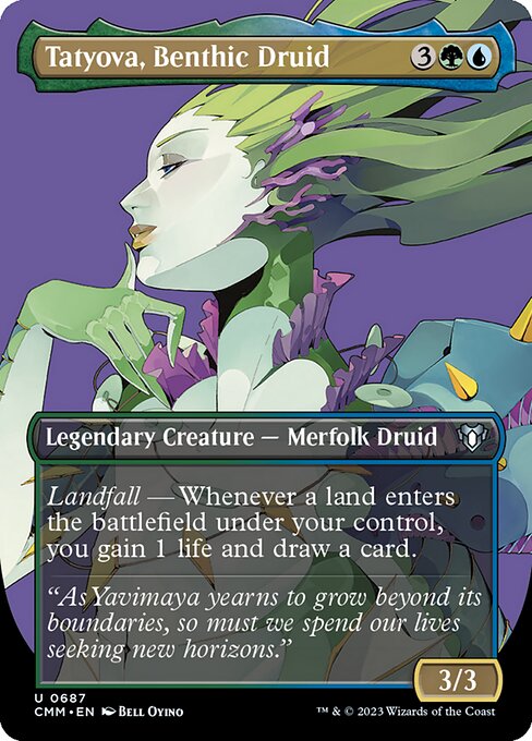 Tatyova, Benthic Druid (V.1) XCMM-687 Uncommon Near Mint Englisch