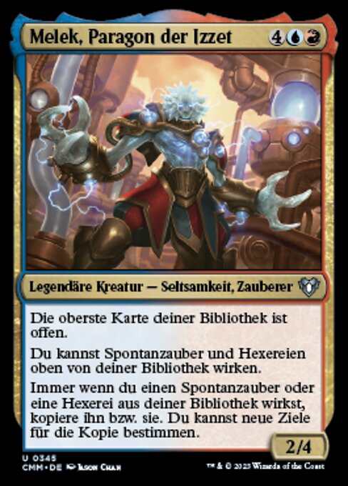 Melek, Paragon der Izzet CMM-345 Uncommon Near Mint Deutsch