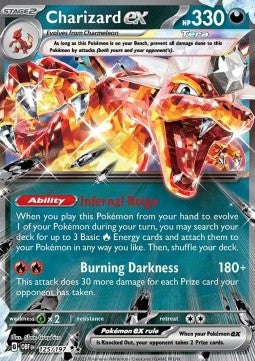 Charizard ex OBF-125 Double Rare Excellent Englisch