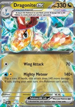 Dragoran ex OBF-159 Double Rare Near Mint Deutsch