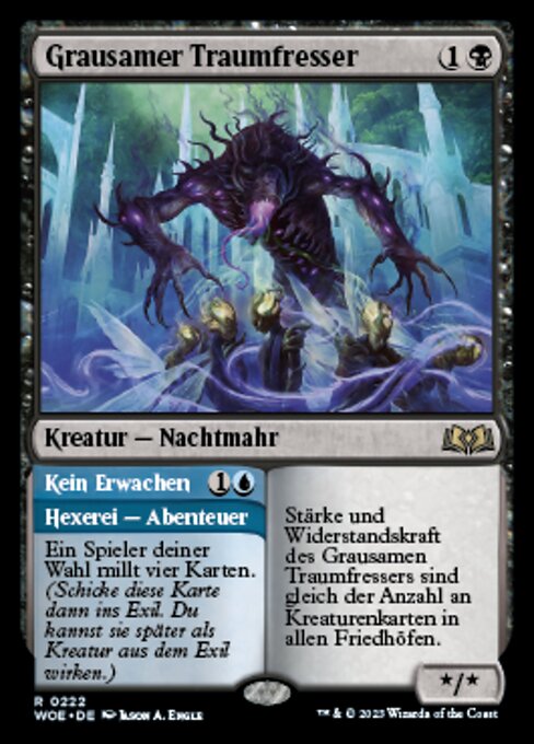 Cruel Somnophage // Kein Erwachen WOE-222 Rare Near Mint Deutsch