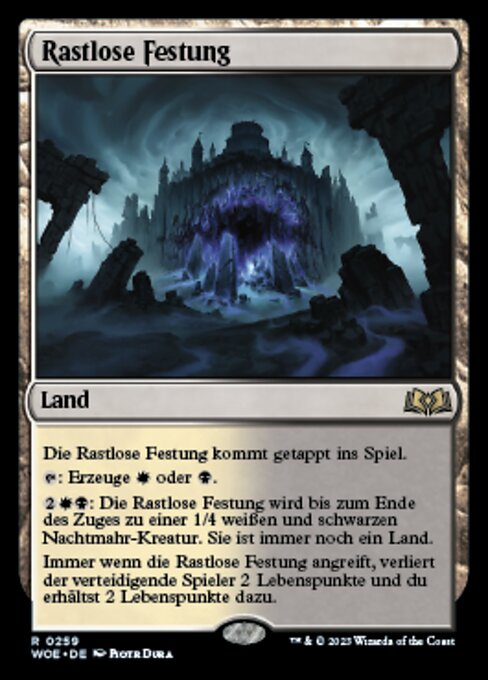Rastlose Festung WOE-259 Rare Excellent Deutsch