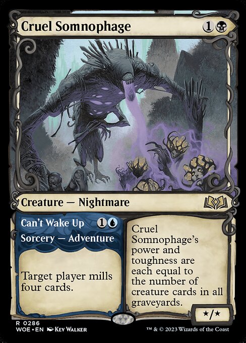 Cruel Somnophage // Can't Wake Up XWOE-286 Rare Near Mint Englisch