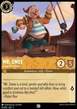 Herr Smee - Loyaler Erster Maat 1TFC-15 Common Boosterfrisch Deutsch Foil