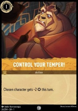 Halten Sie Ihr Temperament Im Zaum! 1TFC-26 Common Near Mint Englisch Foil