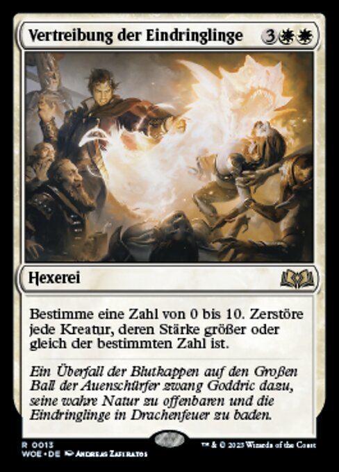 Vertreibung der Eindringlinge WOE-13 Rare Near Mint Deutsch