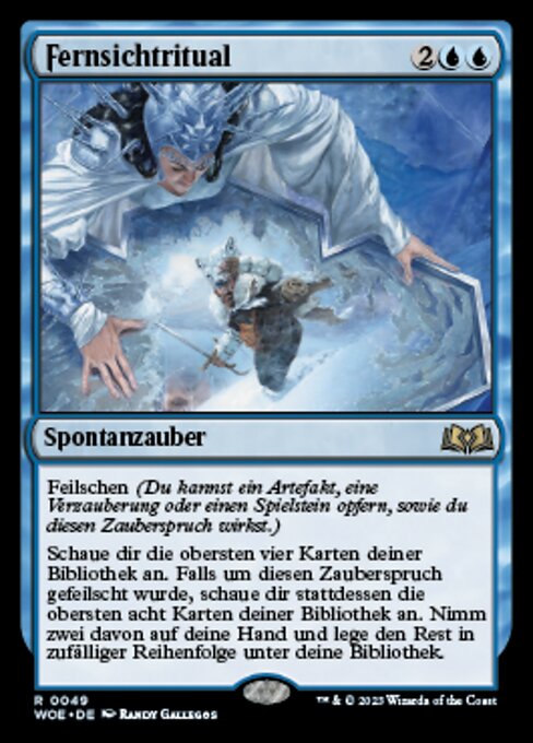 Fernsichtritual WOE-49 Rare Excellent Deutsch Foil