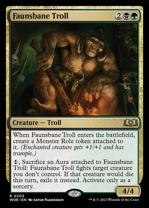 Faunfluch-Troll WOE-203 Rare Excellent Englisch