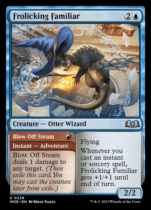 Frolicking Familiar // Blow Off Steam WOE-226 Uncommon Near Mint Englisch Foil