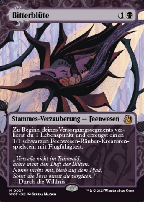 Bitterblüte (V.1) WOT-27 Mythic Near Mint Deutsch
