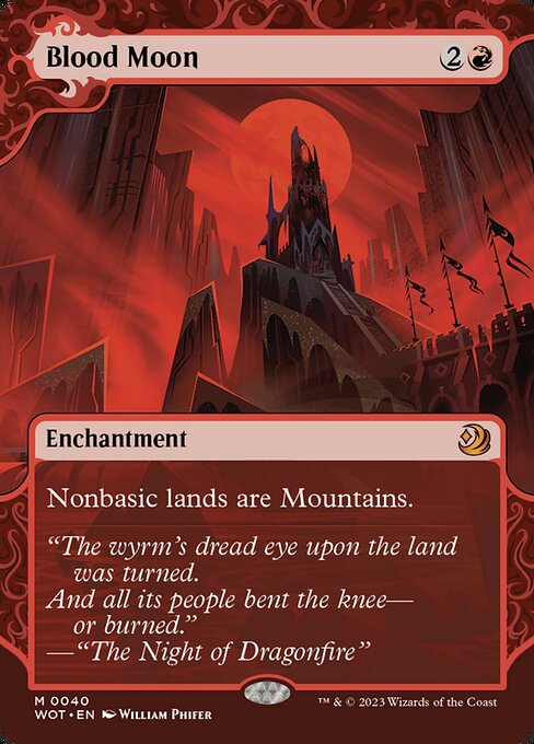 Blood Moon WOT-40 Mythic Near Mint Englisch
