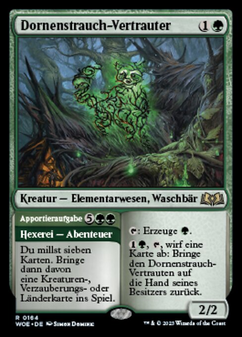 Bramble Familiar // Apportieraufgabe WOE-164 Rare Excellent Deutsch