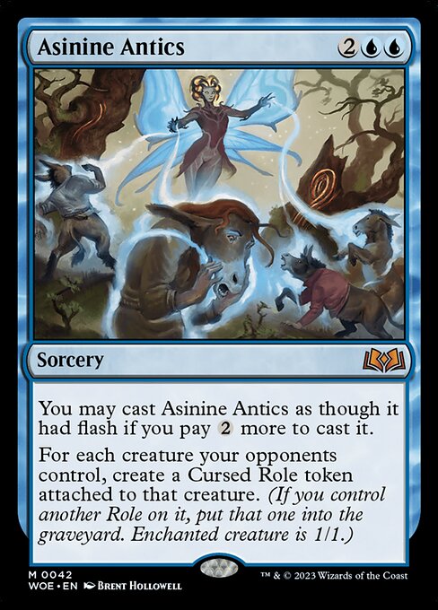Asinine Antics WOE-42 Mythic Near Mint Englisch Foil