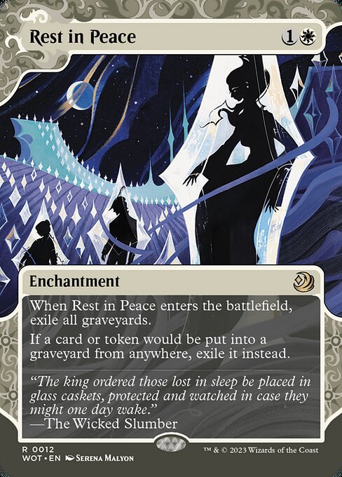 Rest in Peace WOT-12 Rare Near Mint Englisch Foil