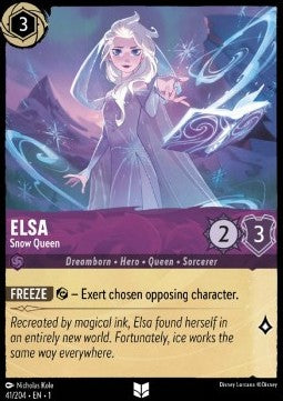 Elsa - Eiskönigin 1TFC-41 Uncommon Near Mint Englisch Foil