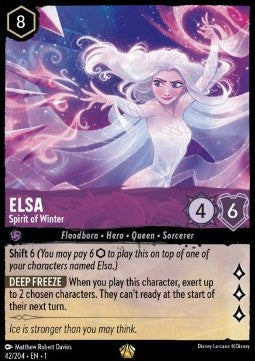 Elsa - Magie des Winters (V.1) 1TFC-42 Legendary Near Mint Deutsch Foil