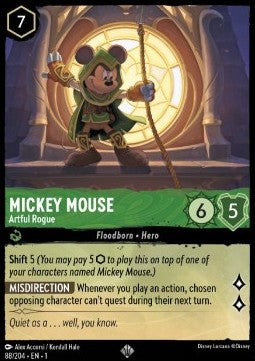 Micky Maus - Gewiefter Gauner (V.1) 1TFC-88 Super Rare Near Mint Englisch