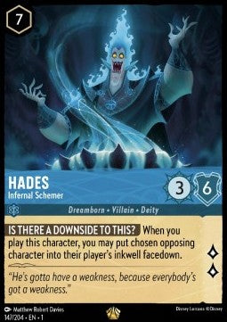 Hades - Höllischer Intrigant 1TFC-147 Legendary Near Mint Englisch