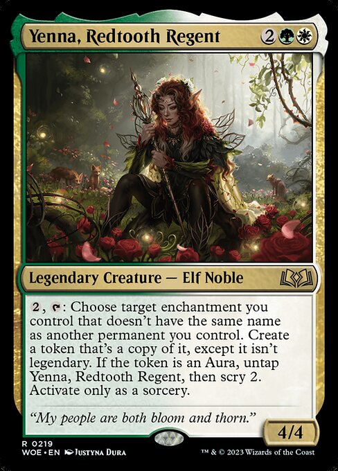Yenna, Redtooth Regent WOE-219 Rare Near Mint Englisch