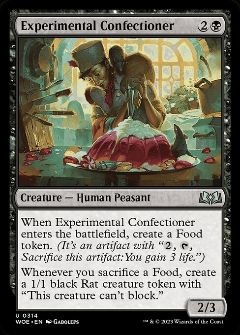 Experimental Confectioner XWOE-314 Uncommon Near Mint Englisch Foil