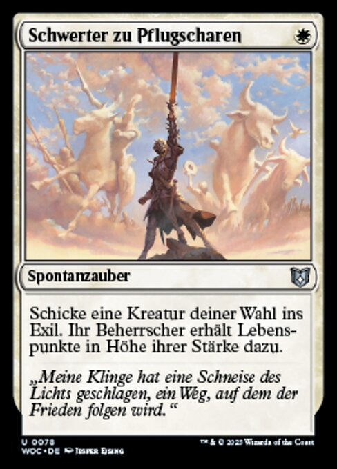 Schwerter zu Pflugscharen WOC-78 Uncommon Excellent Deutsch