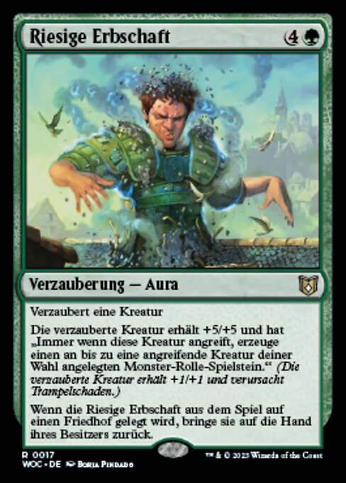 Riesige Erbschaft WOC-17 Rare Excellent Deutsch