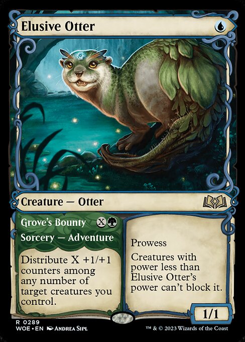 Elusive Otter // Grove's Bounty XWOE-289 Rare Near Mint Englisch