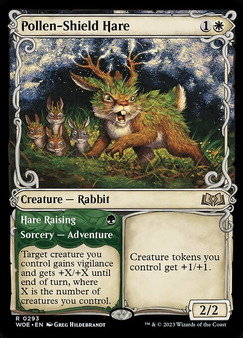 Pollen-Shield Hare // Hasenzucht XWOE-293 Rare Near Mint Deutsch Foil