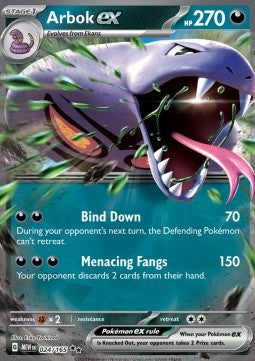 Arbok ex MEW-024 Double Rare Near Mint Deutsch