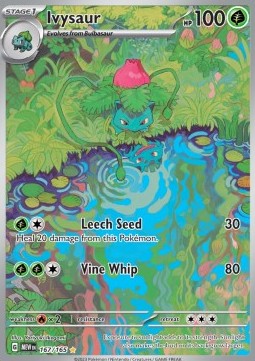 Bisaknosp MEW-167 Illustration Rare Light Played Deutsch