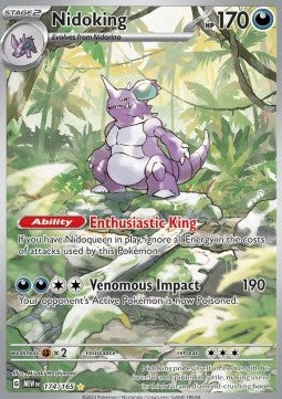 Nidoking MEW-174 Illustration Rare Excellent Deutsch