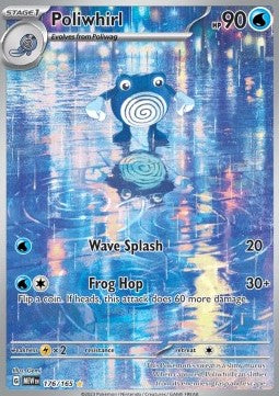 Poliwhirl MEW-176 Illustration Rare Near Mint Englisch