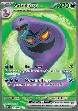 Arbok ex MEW-185 Ultra Rare Near Mint Englisch
