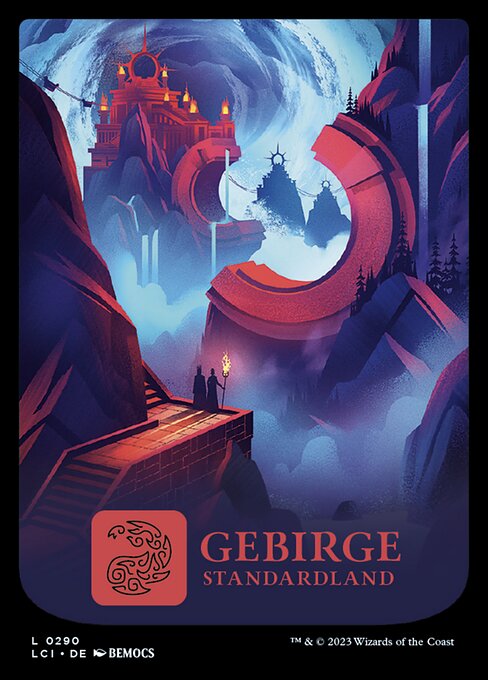 Gebirge (V.1) LCI-290 Land Near Mint Deutsch