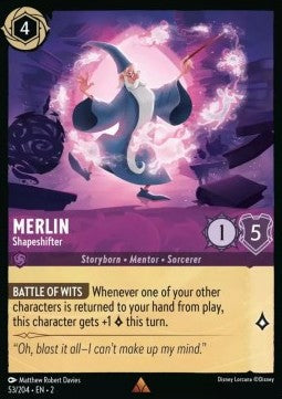 Merlin - Formwandler 2ROF-53 Rare Boosterfrisch Englisch Foil