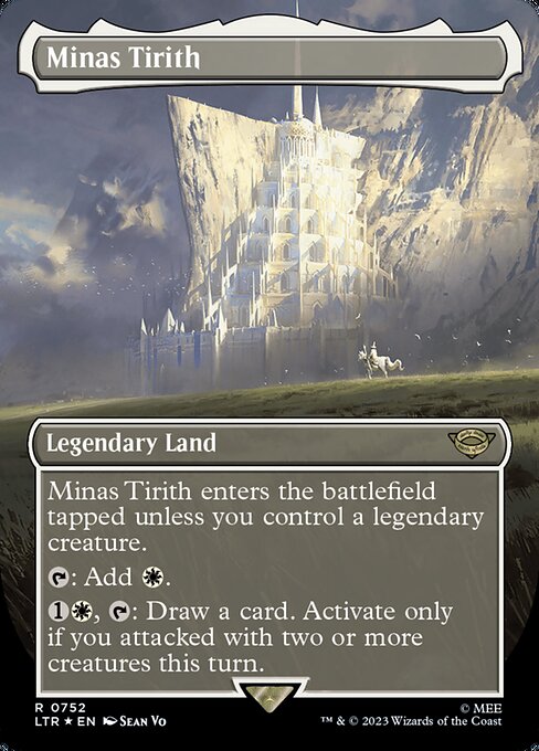 Minas Tirith (V.3) LTRH-752 Rare Near Mint Englisch Foil