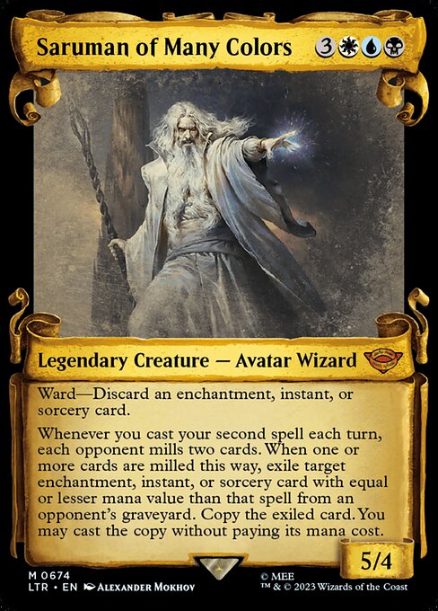 Saruman der Vielfarbige (V.2) LTRH-674 Mythic Excellent Englisch Foil