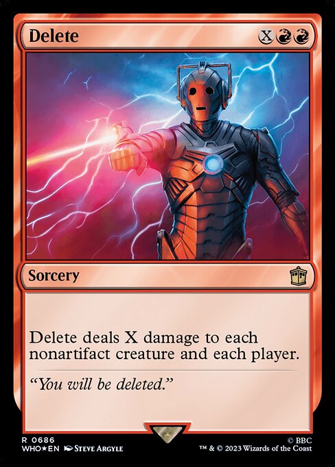 Delete XWHO-686 Rare Near Mint Englisch Foil