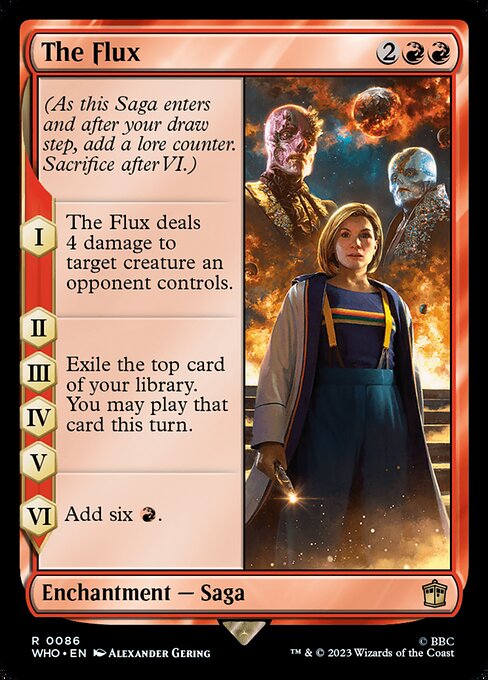 The Flux WHO-86 Rare Near Mint Englisch Foil