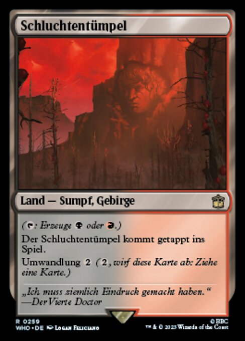 Schluchtentümpel WHO-259 Rare Near Mint Deutsch