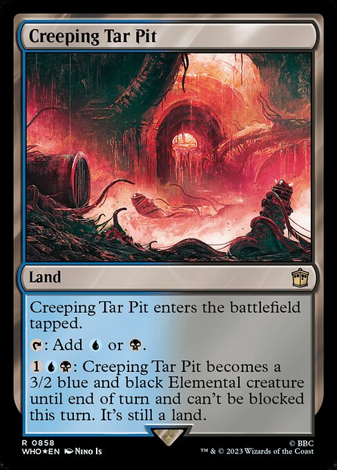 Creeping Tar Pit XWHO-858 Rare Near Mint Englisch Foil
