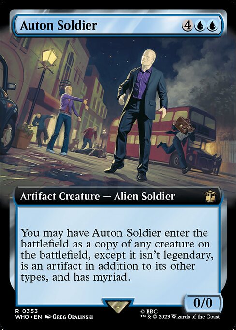 Auton Soldier XWHO-353 Rare Near Mint Englisch