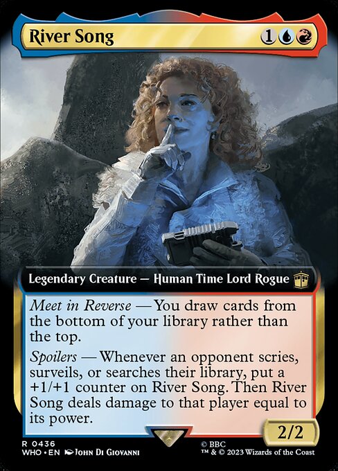 River Song (V.1) XWHO-436 Rare Near Mint Englisch Foil