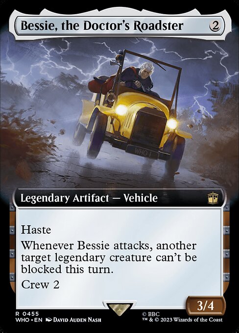 Bessie, the Doctor's Roadster XWHO-455 Rare Excellent Englisch